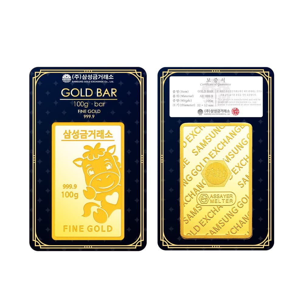 말(홍마) 골드바 100g 이미지 1