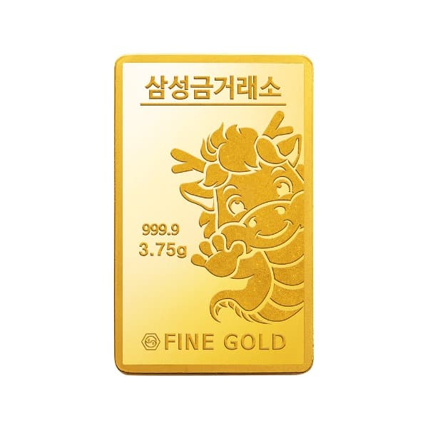용 십이지신 골드바 3.75g 이미지 1