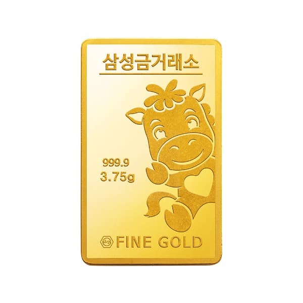 말 십이지신 골드바 3.75g 이미지 1