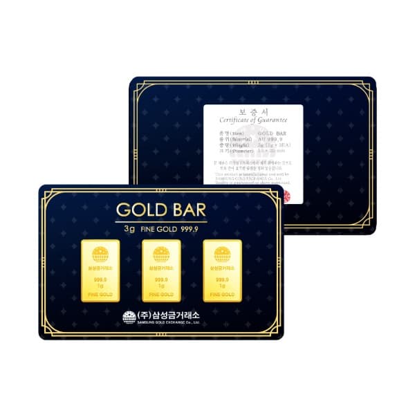 프레스 골드바 3g(1g+1g+1g) 이미지 1