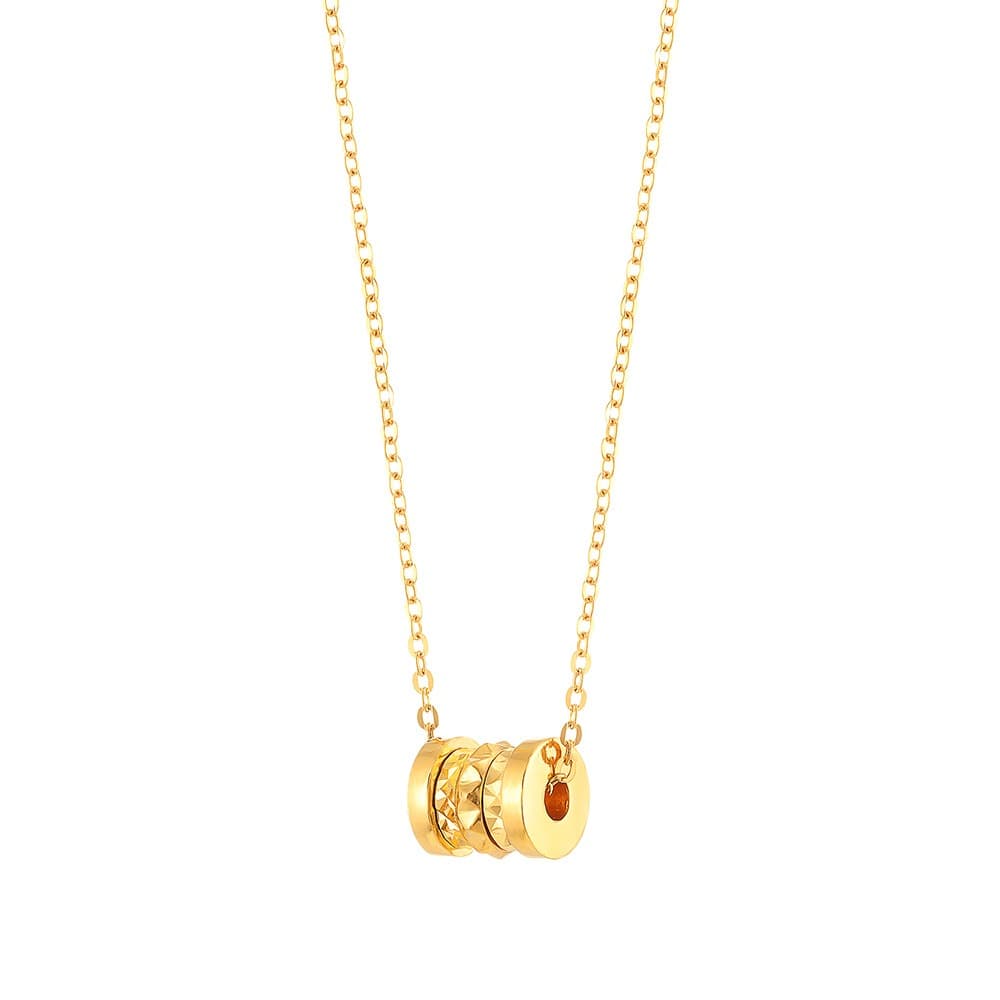 [ MELORA JEWELRY ] 24K 샤인컷 링 목걸이 12.5g 이미지 1