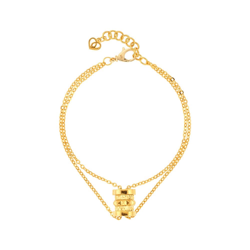 [ MELORA JEWELRY ] 24K 샤인컷 링 팔찌 12g