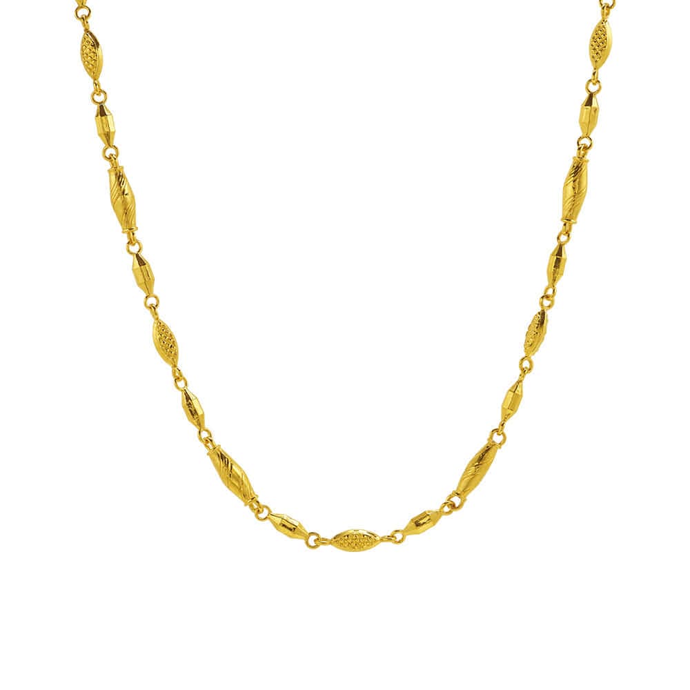 [ MELORA JEWELRY ] 24K 볼륨 컷팅 목걸이 37.5g
