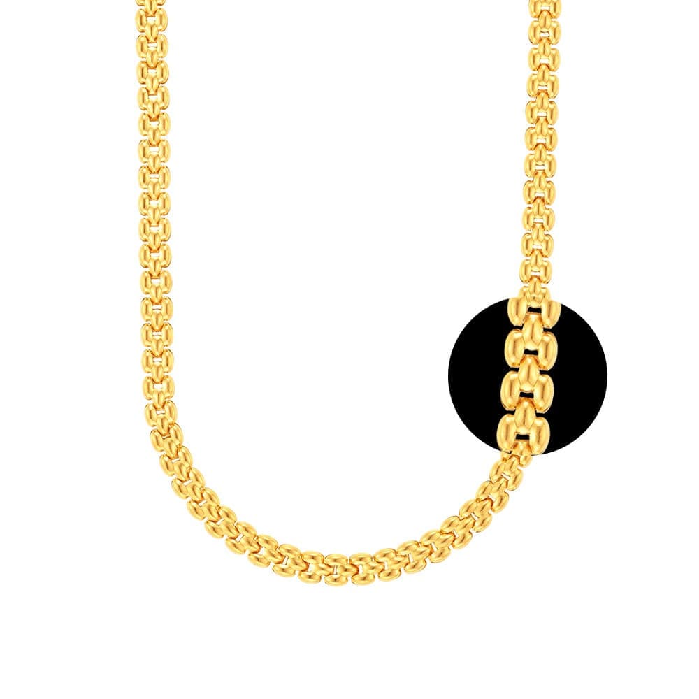 [ MELORA JEWELRY ] 24K 볼륨 코어 체인 목걸이 11.5g
