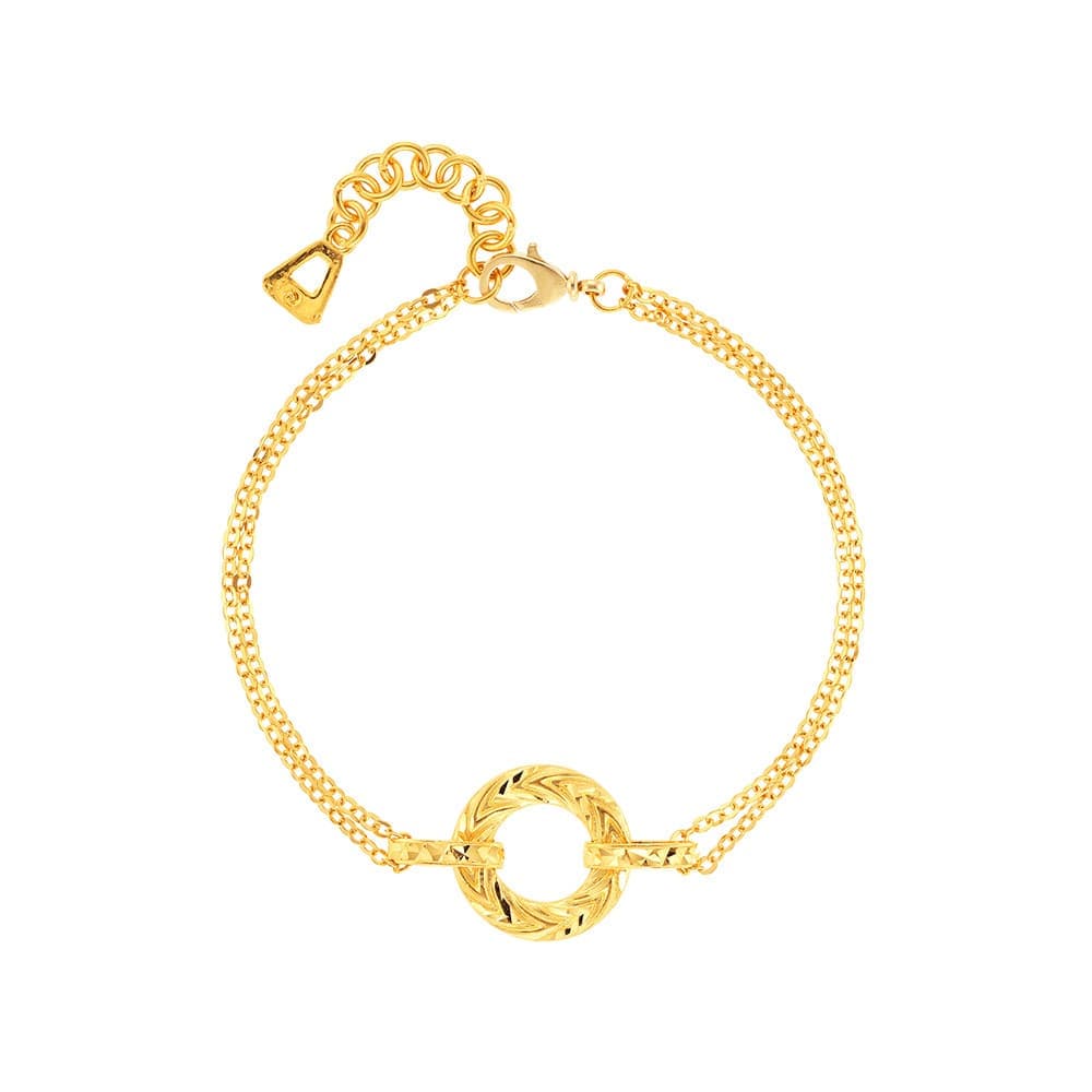 [ MELORA JEWELRY ] 24K 골드문 팔찌 7.5g