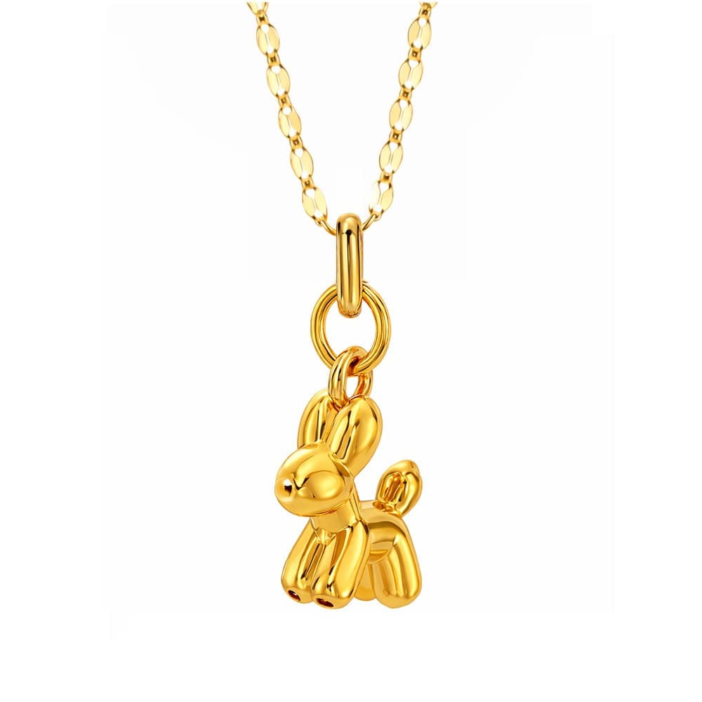 [ MELORA JEWELRY ] 24K 벌룬 퍼피 목걸이 1.5g 이미지 1