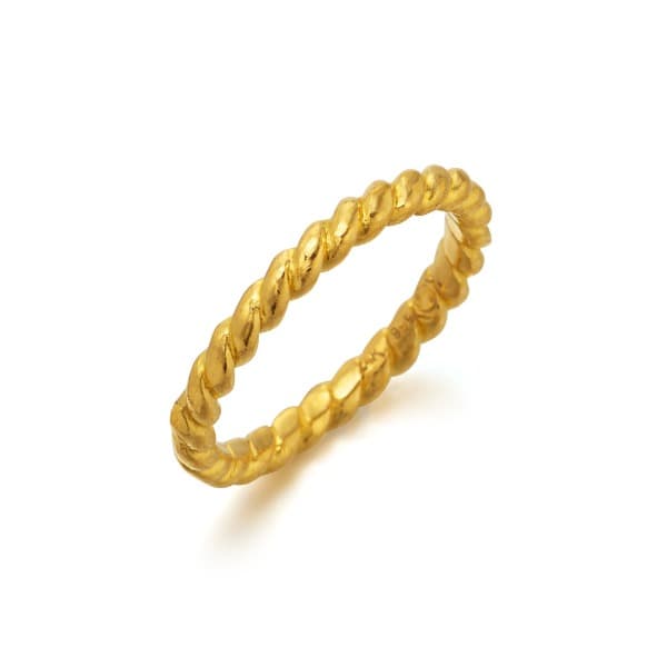 [ MELORA JEWELRY ] 24K 트위스트 순금 반지 3.75g 이미지 1