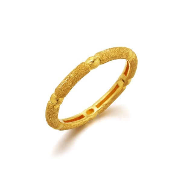 [ MELORA JEWELRY ] 24K 순금 샌드 반지 3.75g 이미지 1