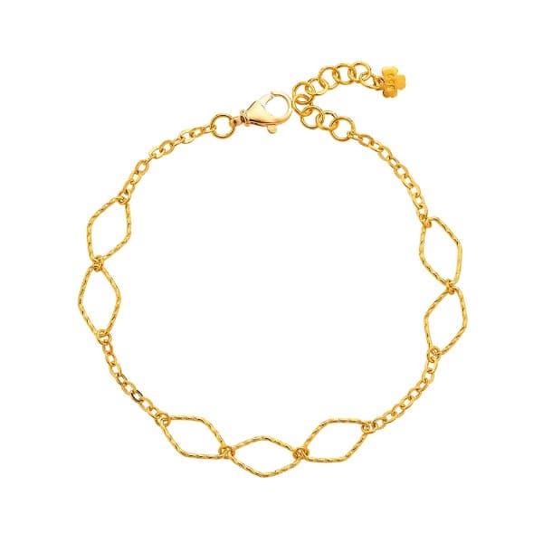 [ MELORA JEWELRY ] 24K 다이아몬드 쉐입 팔찌 3.75g 이미지 1