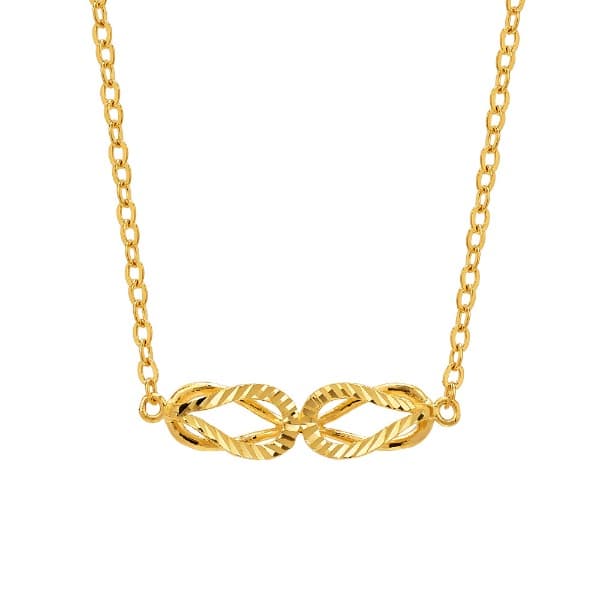 [ MELORA JEWELRY ] 24K 더블 워터 드롭 목걸이 11.25g