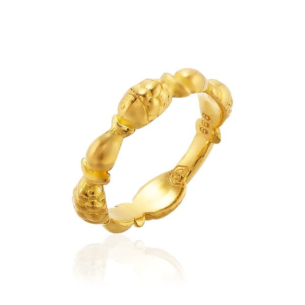 [ MELORA JEWELRY ] 24K 큐티 물고기 애끼반지 3.75g 이미지 1