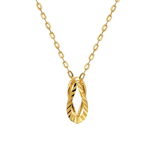 [ MELORA JEWELRY ] 24K 워터 드롭 목걸이 3.75g