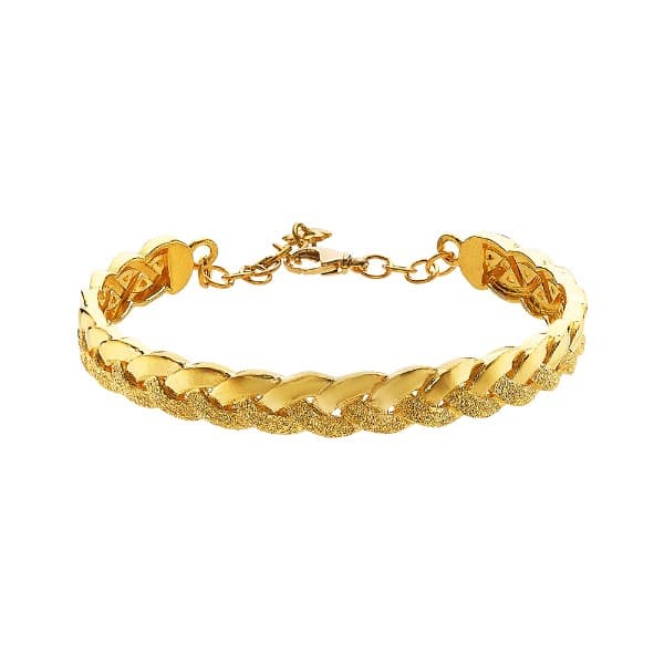 [ MELORA JEWELRY ] 24K 샤인 체인 비주얼 팔찌 26.25g