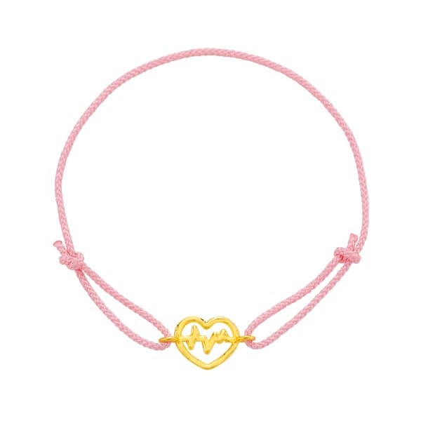[ MELORA JEWELRY ] 24K 심쿵하트 패브릭 0.78g 이미지 1