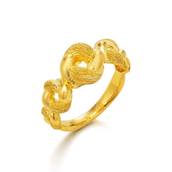 [ MELORA JEWELRY ] 24K 트윈 볼 반지 7.5g 이미지 1
