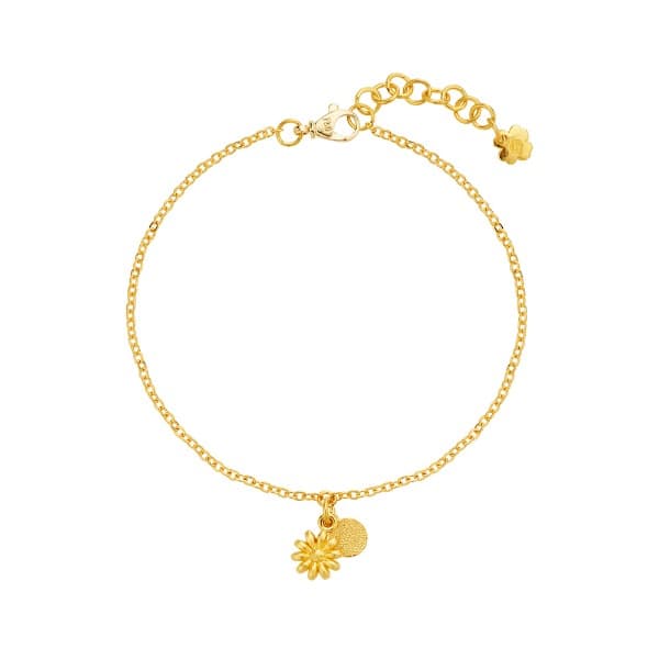[ MELORA JEWELRY ] 24K 스윗 플라워 라운드 팔찌 3.75g 이미지 1