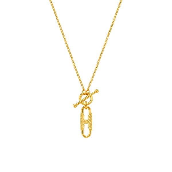 [ MELORA JEWELRY ] 24K 헤라 투링크 목걸이 7.5g