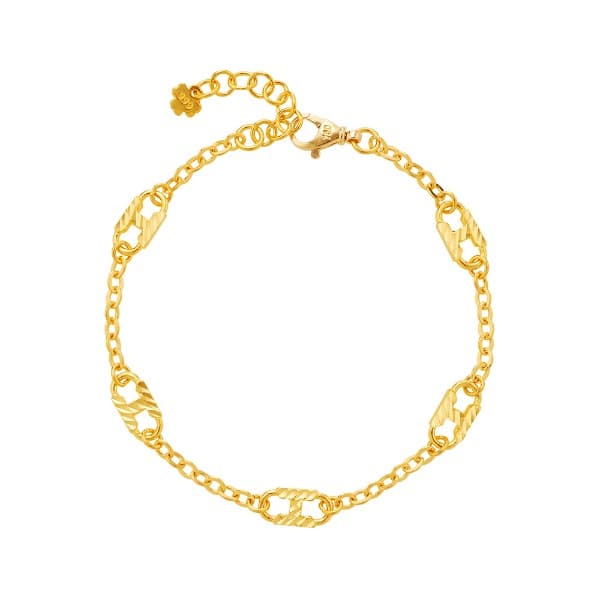 [ MELORA JEWELRY ] 24K 헤라 링크 팔찌 7.5g 이미지 1