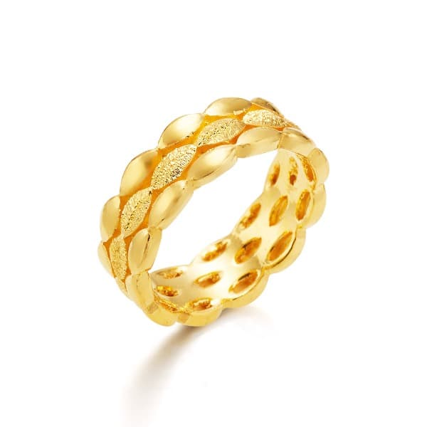 [ MELORA JEWELRY ] 24K 렉스 체인 반지 7.5g 이미지 1