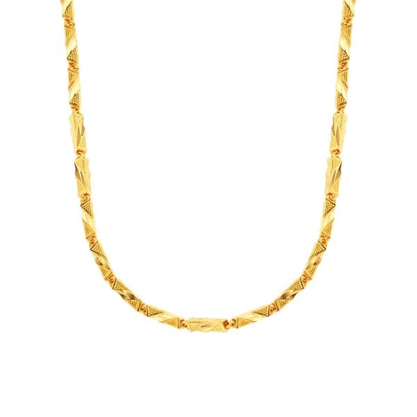 [ MELORA JEWELRY ] 24K 컷팅 체인 목걸이 30g