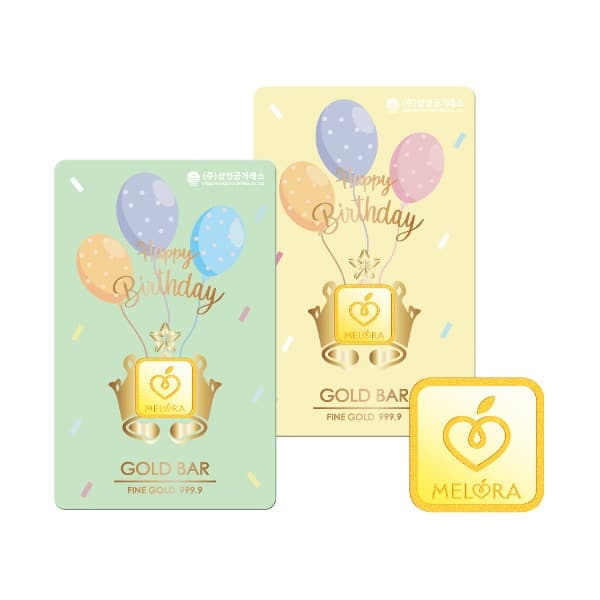 첫돌 생일축하 골드바 0.5g