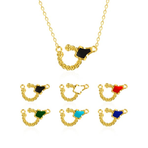 [ MELORA JEWELRY ] 24K 세르핀 컬러 목걸이 7.5g