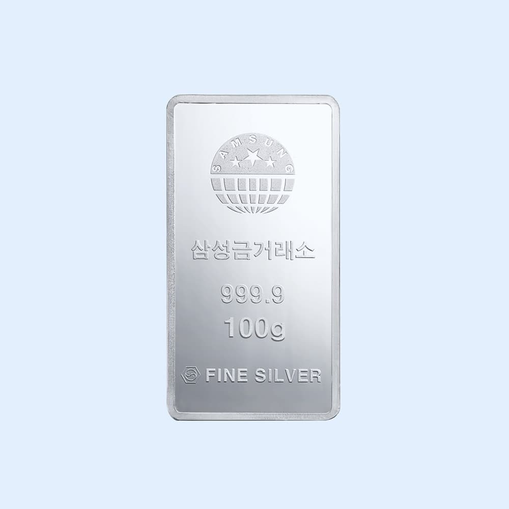 삼성금거래소 실버바 100g 이미지 1