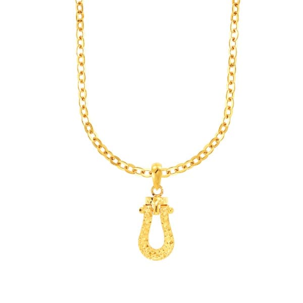 [ MELORA JEWELRY ] 24K 홀스빗 목걸이 11.25g