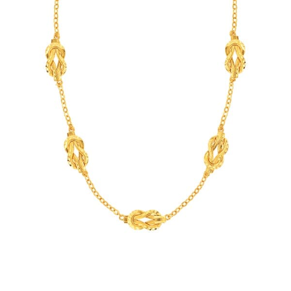 [ MELORA JEWELRY ] 24K 아벨라 링크라인 목걸이 18.75g 이미지 1